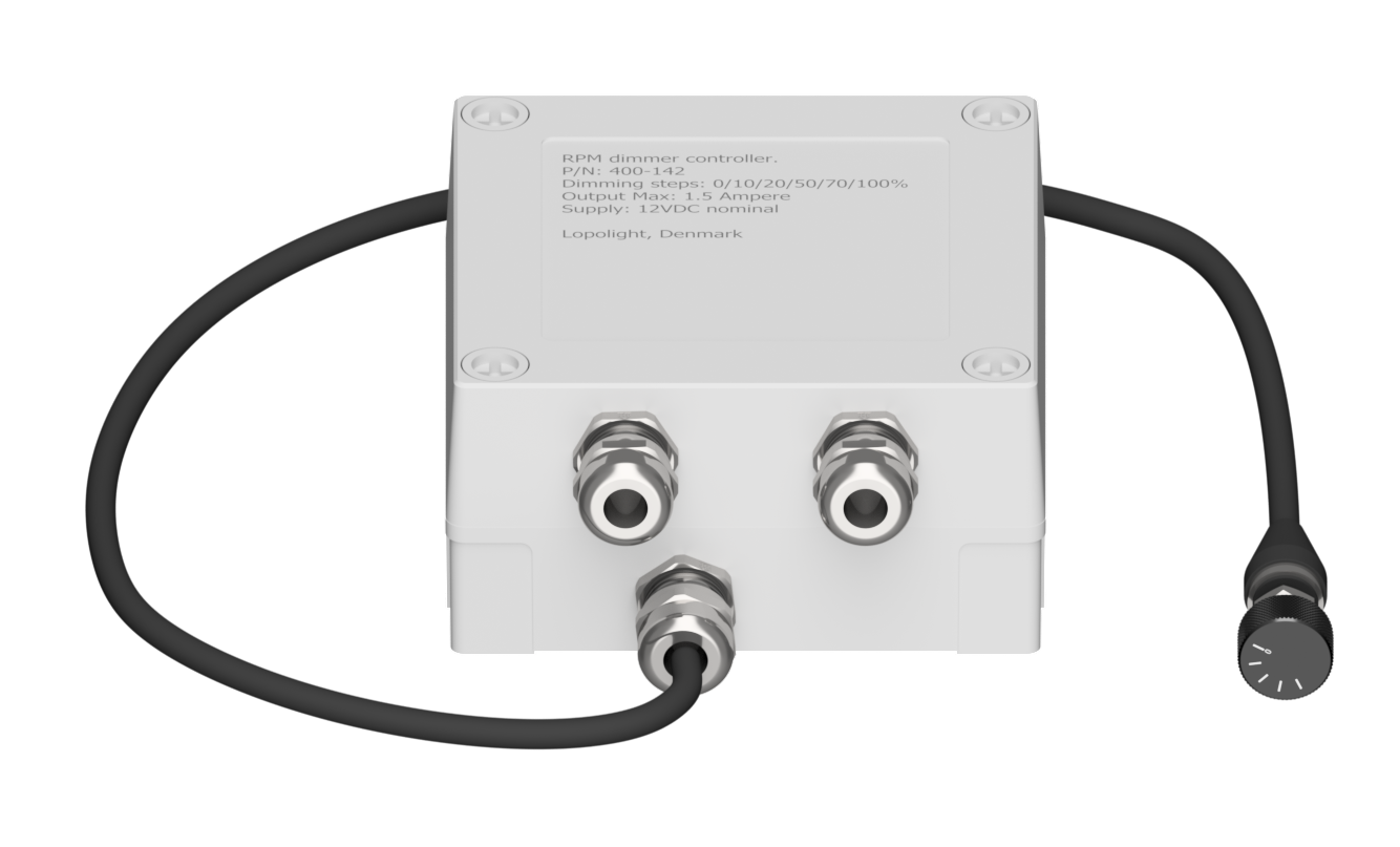NLD dimmer for RPM lights, max. 1,5A NLD dimmer for RPM lights, max. 1,5A